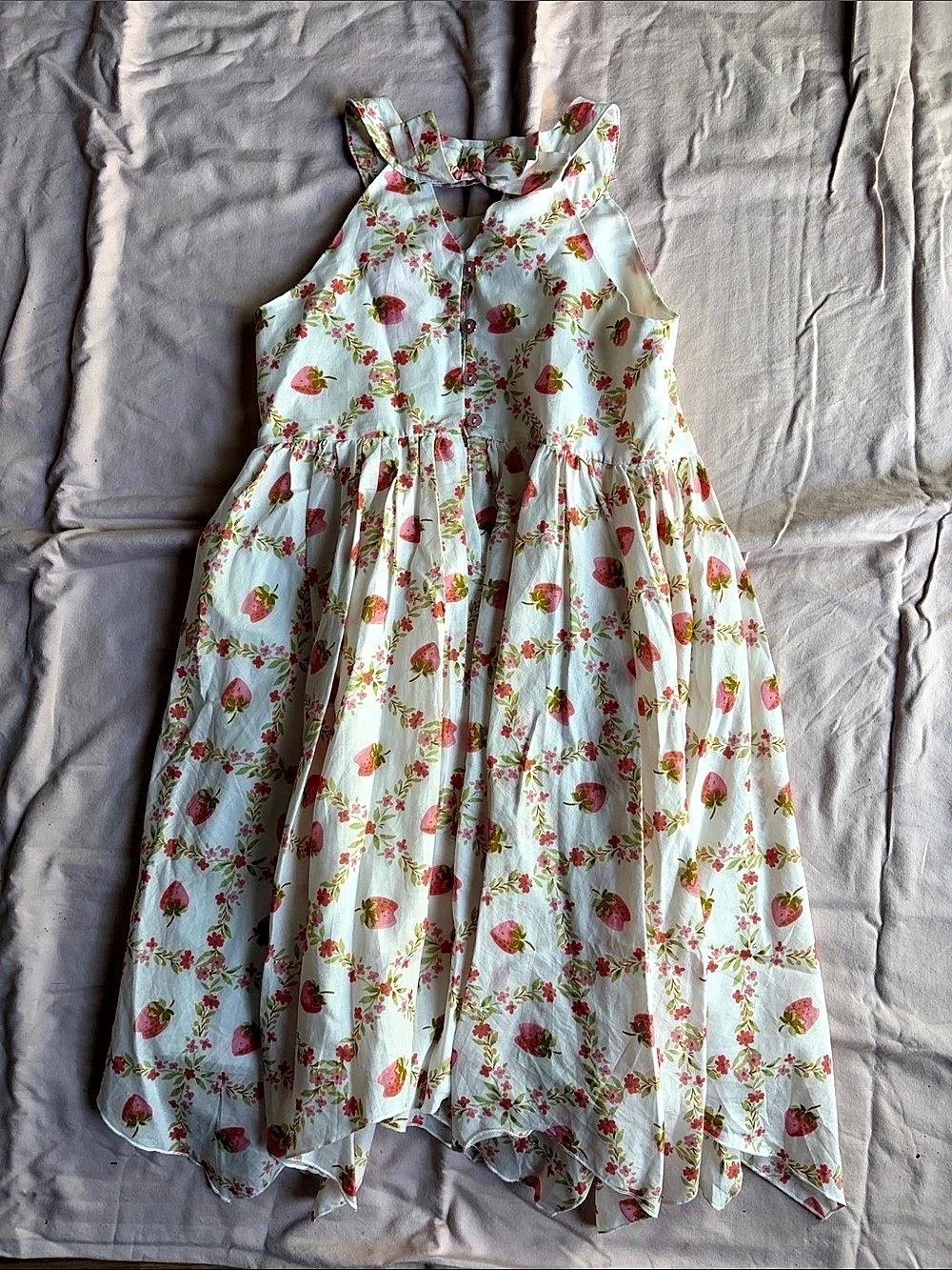 Isaac Mizrahi Girls Floral Dress Size 10 Like New